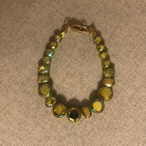 J.Crew Iridescent Green Necklace